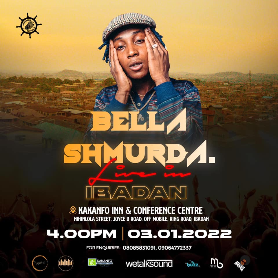 Bella Shmurda Live in Ibadan - 2022